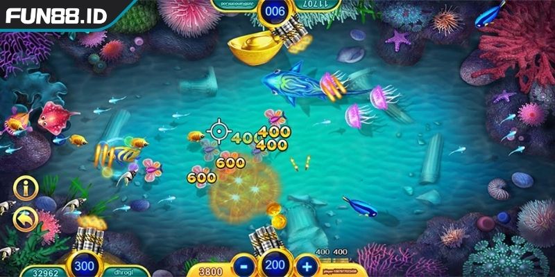 Bắn Cá Hoàng Kim - Game Đỉnh Cao Tại FUN88 Dành Cho Ngư Thủ 3 Kết hợp bắn tay và khóa mục tiêu trong Bắn Cá Hoàng Kim
